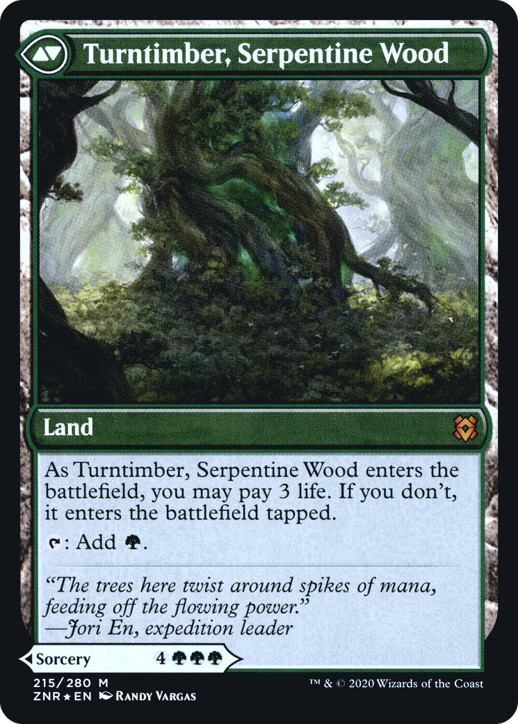 Turntimber Symbiosis (PRE-215) - Zendikar Rising Promos Foil
