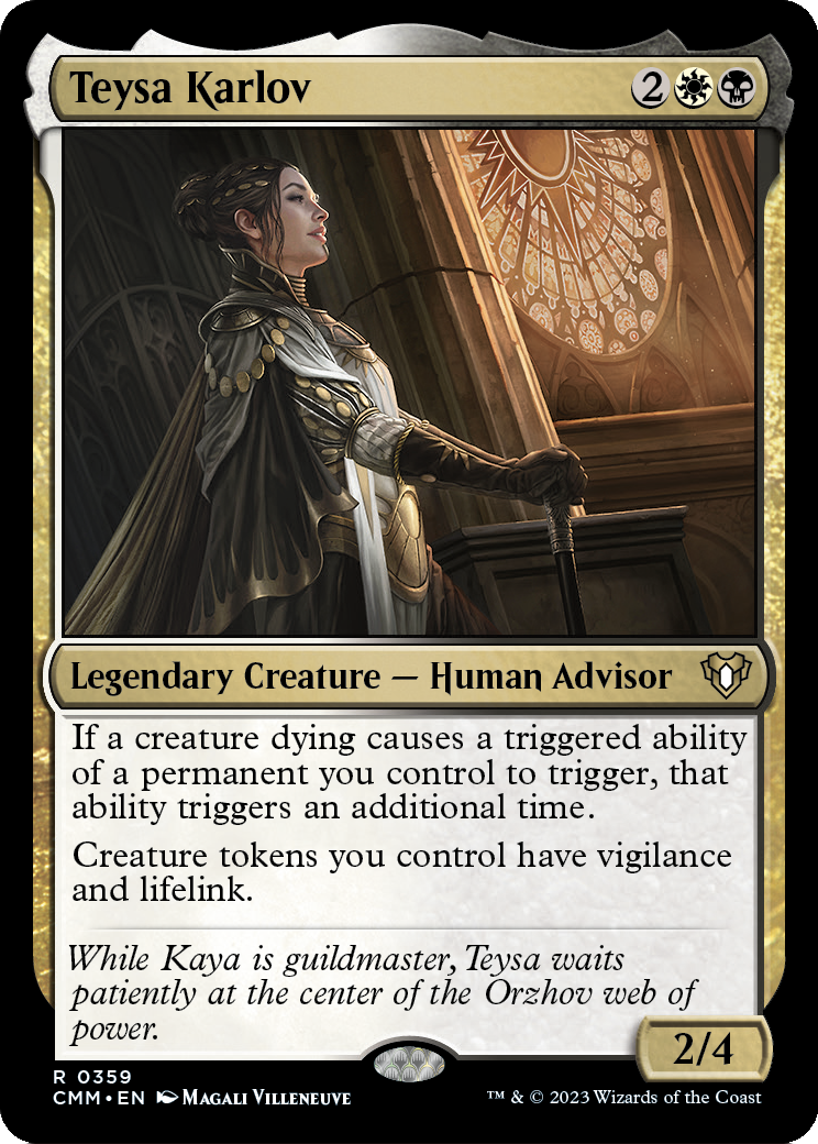 Teysa Karlov (CMM-359) - Commander Masters Foil
