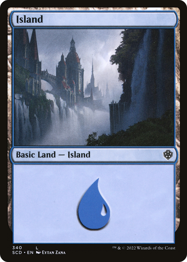 Island (340) (SCD-340) - Starter Commander Decks