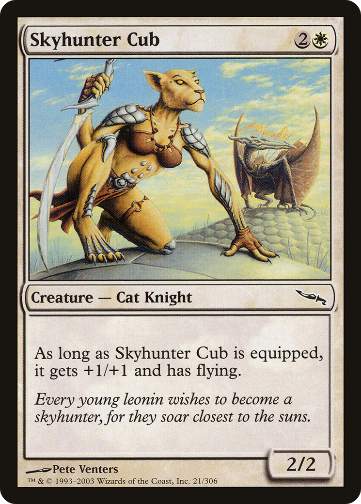 Skyhunter Cub (MRD-021) - Mirrodin Foil