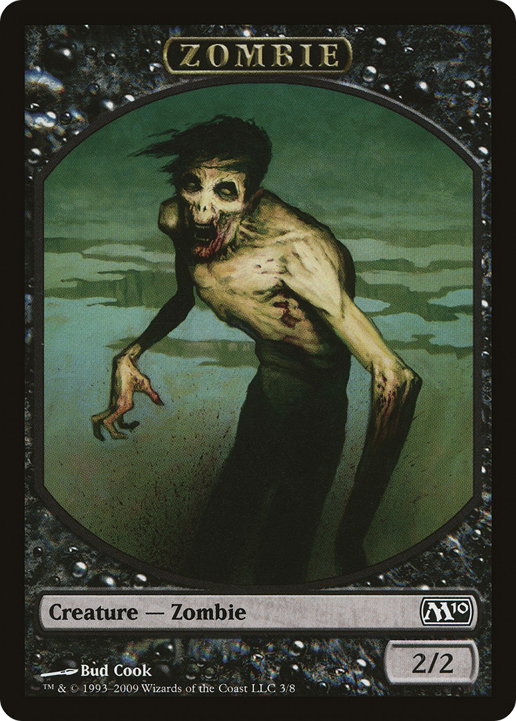 Zombie Token (M10-003) - Magic 2010 Tokens