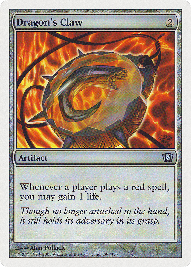 Dragon's Claw (9ED-296) - 9th Edition Foil