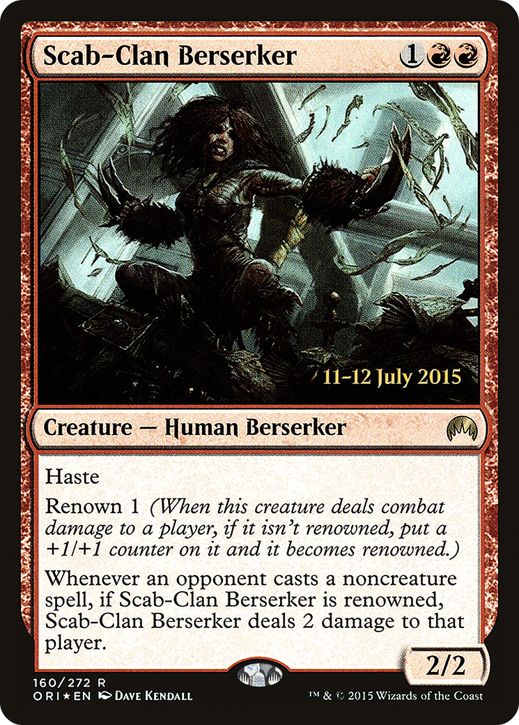 Scab-Clan Berserker (PRE-160) - Magic Origins Promos Foil