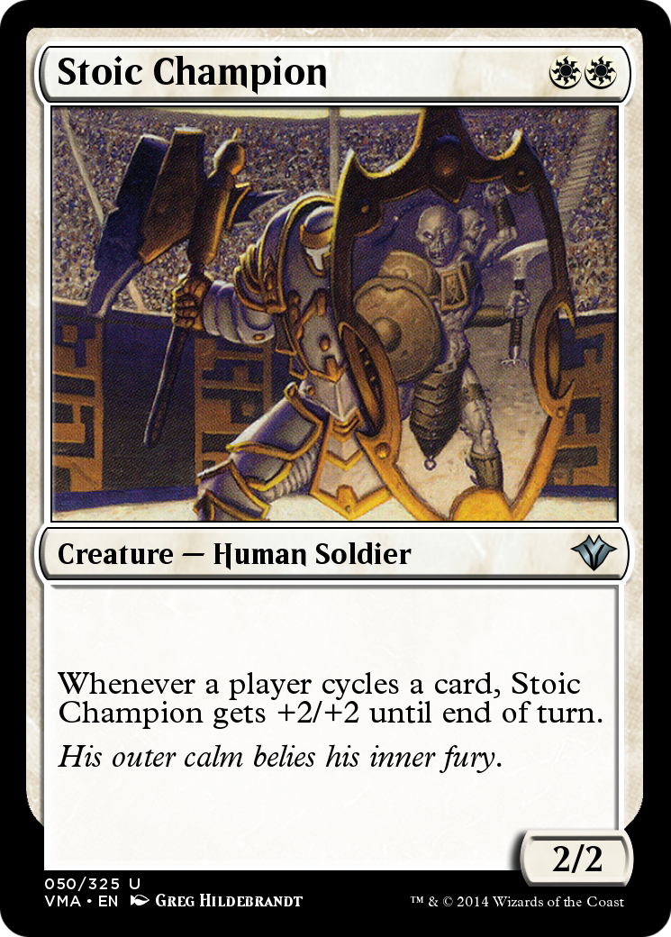 Stoic Champion (VMA-050) - Vintage Masters Foil
