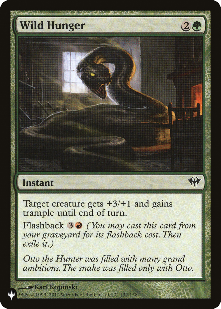 Wild Hunger (LIST-132/158) - The List