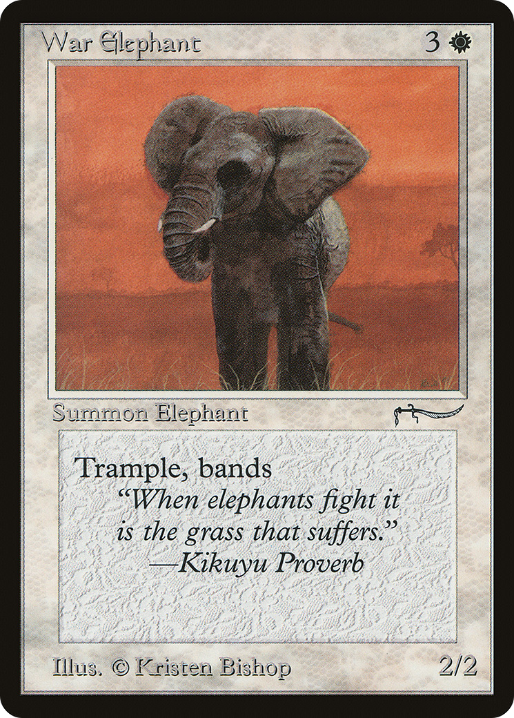 War Elephant (Light) (ARN-) - Arabian Nights