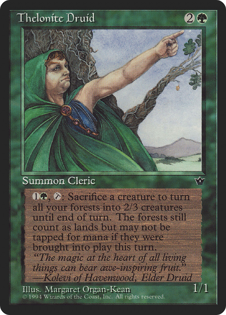 Thelonite Druid (FEM-) - Fallen Empires