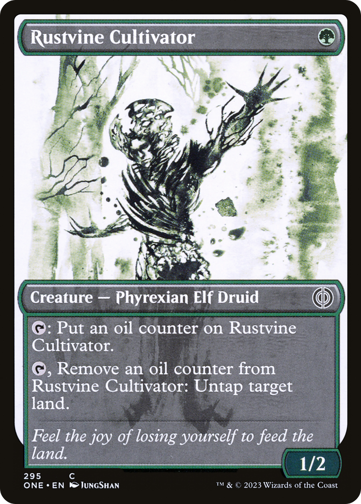 Rustvine Cultivator (Showcase) (ONE-295) - Phyrexia: All Will Be One: (Showcase) Foil