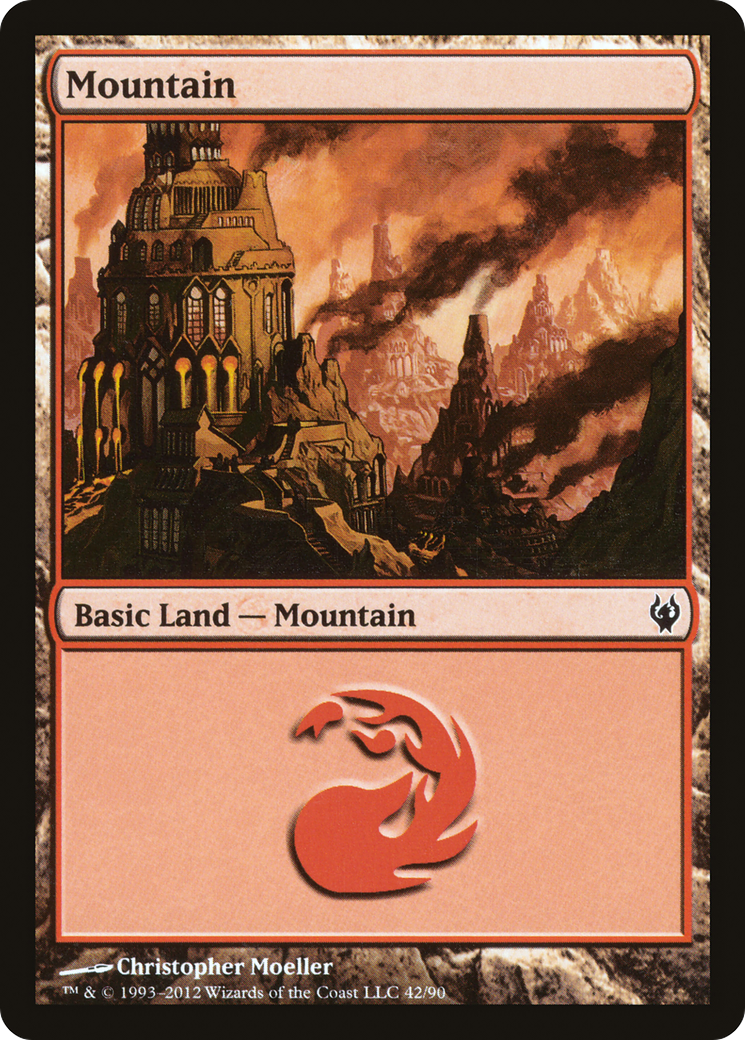 Mountain (42) (DDJ-042) - Duel Decks: Izzet vs. Golgari