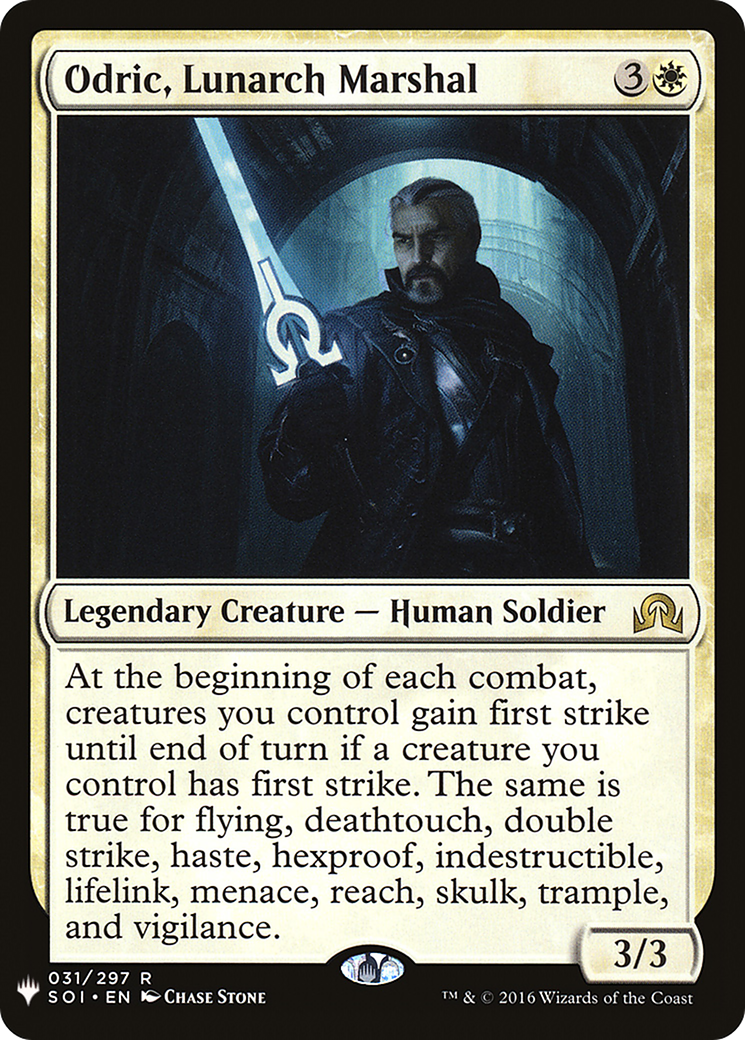 Odric, Lunarch Marshal (LIST-031/297) - The List