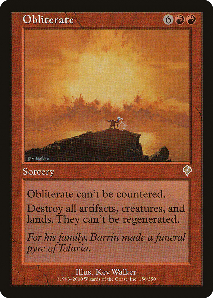 Obliterate (INV-156) - Invasion