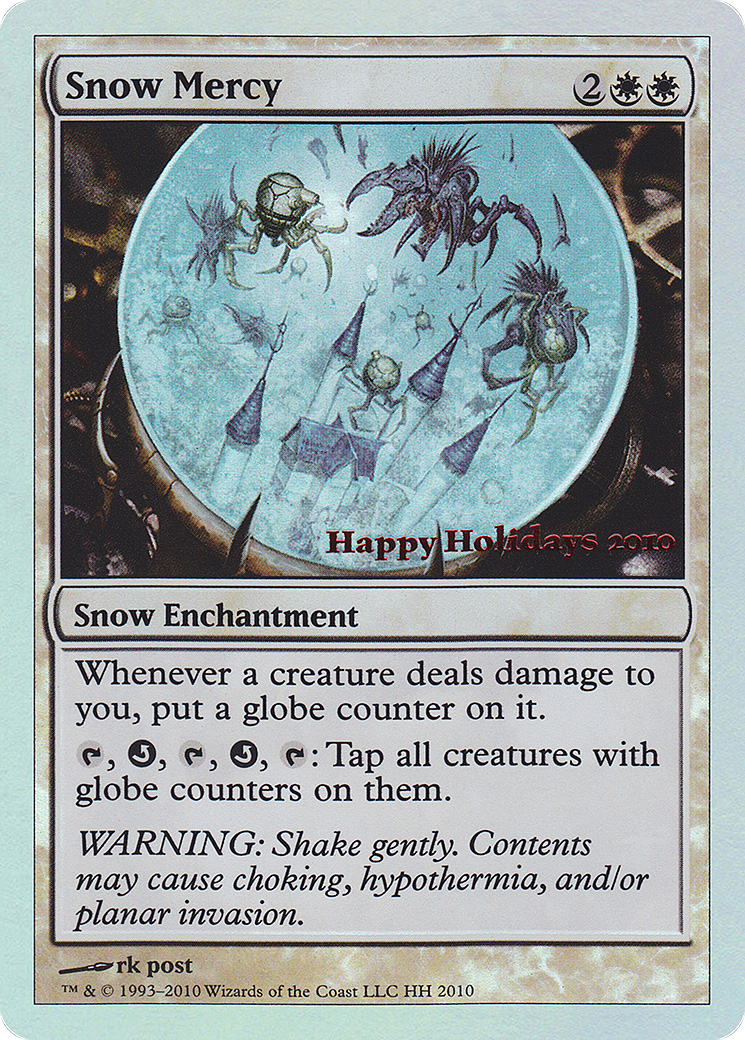 Snow Mercy (SPECIAL-2010) - Happy Holidays Foil