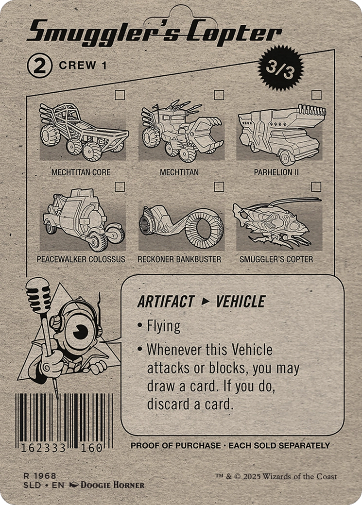 Smuggler's Copter (SLD-1968) - Secret Lair Drop (Borderless) Foil