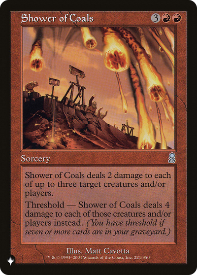 Shower of Coals (LIST-ODY-221) - The List