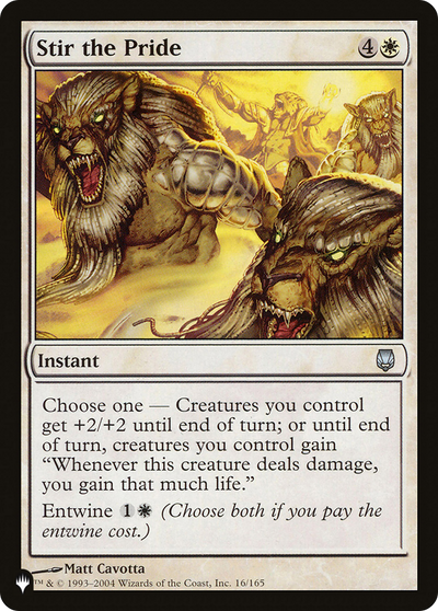 Stir the Pride (LIST-16/165) - The List