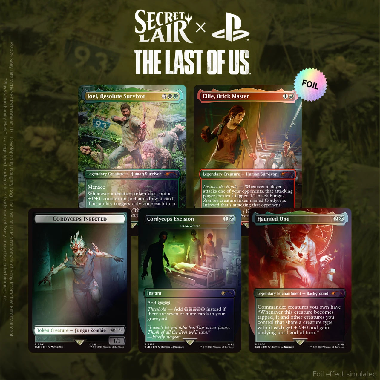 MTG: Secret Lair x The Last of Us Part I Foil Edition