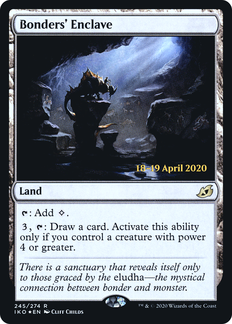 Bonders' Enclave (PRE-245) - Ikoria: Lair of Behemoths Promos Foil