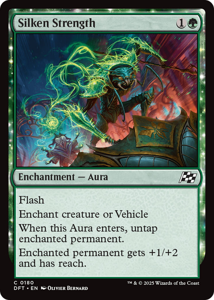 Silken Strength (DFT-180) - Aetherdrift: (enchantment)