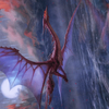Manaform Hellkite // Manaform Hellkite (AVOW-046) - Crimson Vow Art Series (Borderless) Foil