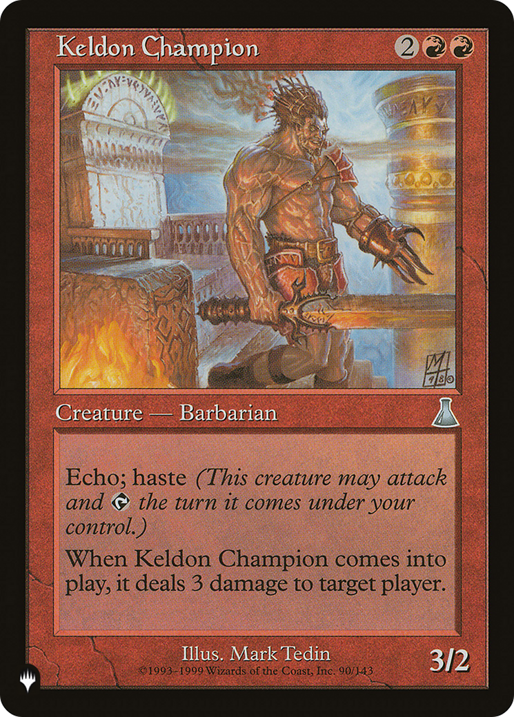 Keldon Champion (LIST-90/143) - The List