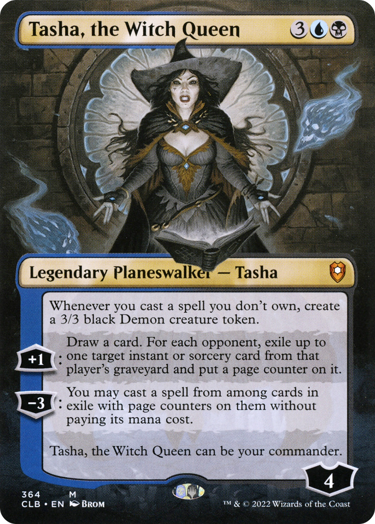 Tasha, the Witch Queen (Borderless) (CLB-364) - Commander Legends: Battle for Baldur's Gate (Borderless) Foil