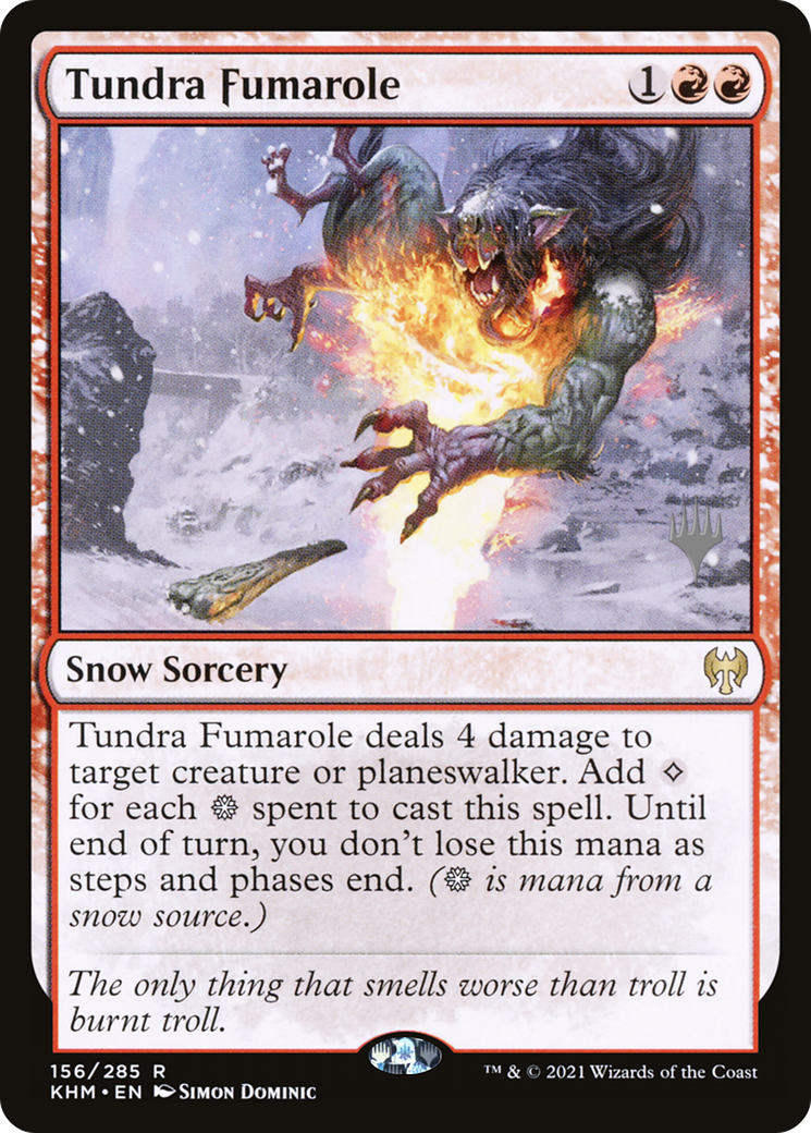 Tundra Fumarole (PPKHM-156P) - Kaldheim Promos: (snow) Foil