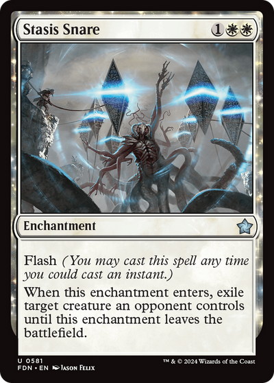 Stasis Snare (FDN-581) - Foundations: (enchantment)