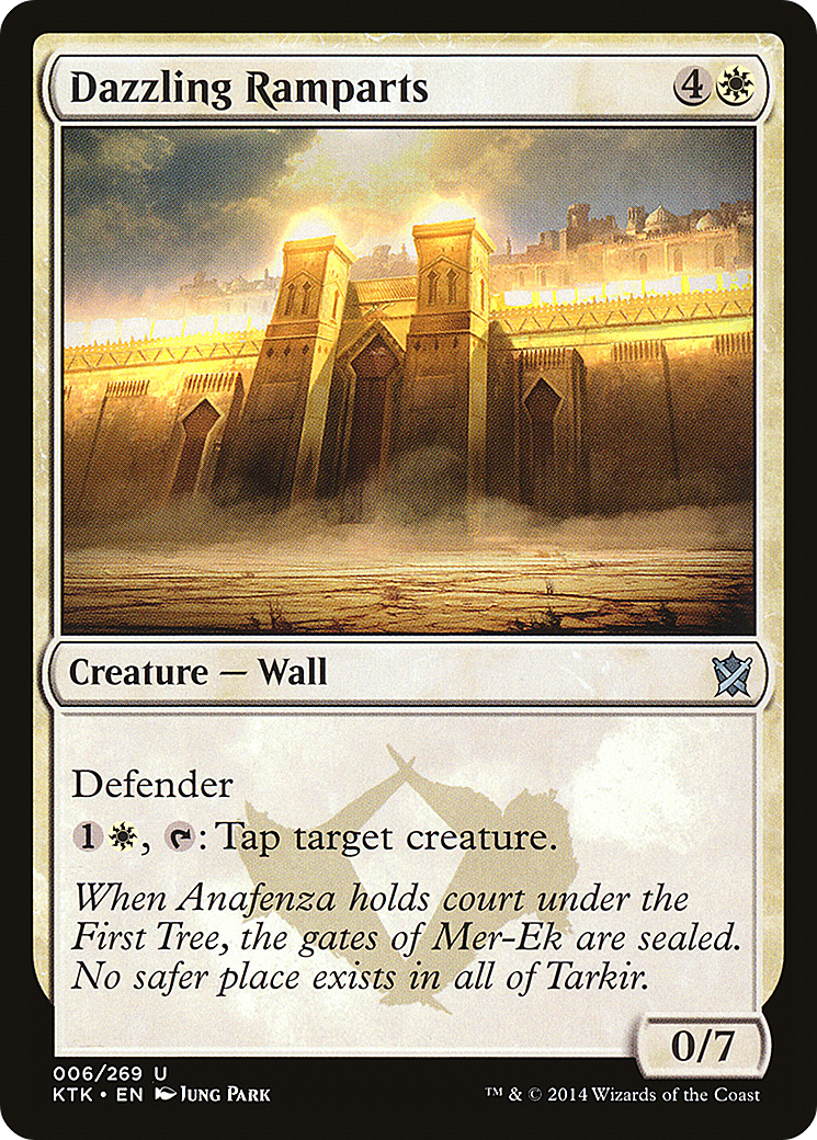 Dazzling Ramparts (KTK-006) - Khans of Tarkir
