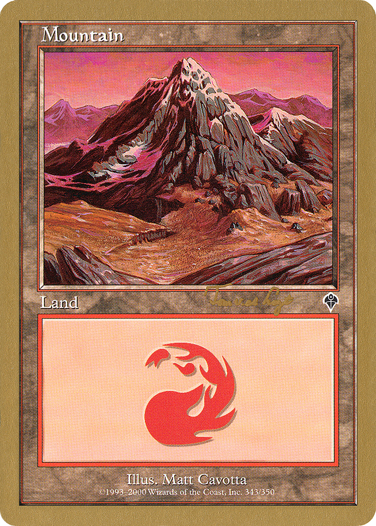 Mountain (343) - 2001 Tom van de Logt (INV) (WCD-) - World Championship Decks 2001