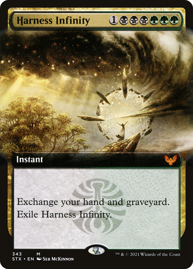 Harness Infinity (Extended Art) (STX-343) - Strixhaven: School of Mages: (Extended Art) Foil
