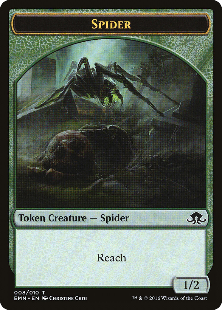 Spider Token (EMN-008) - Eldritch Moon Tokens
