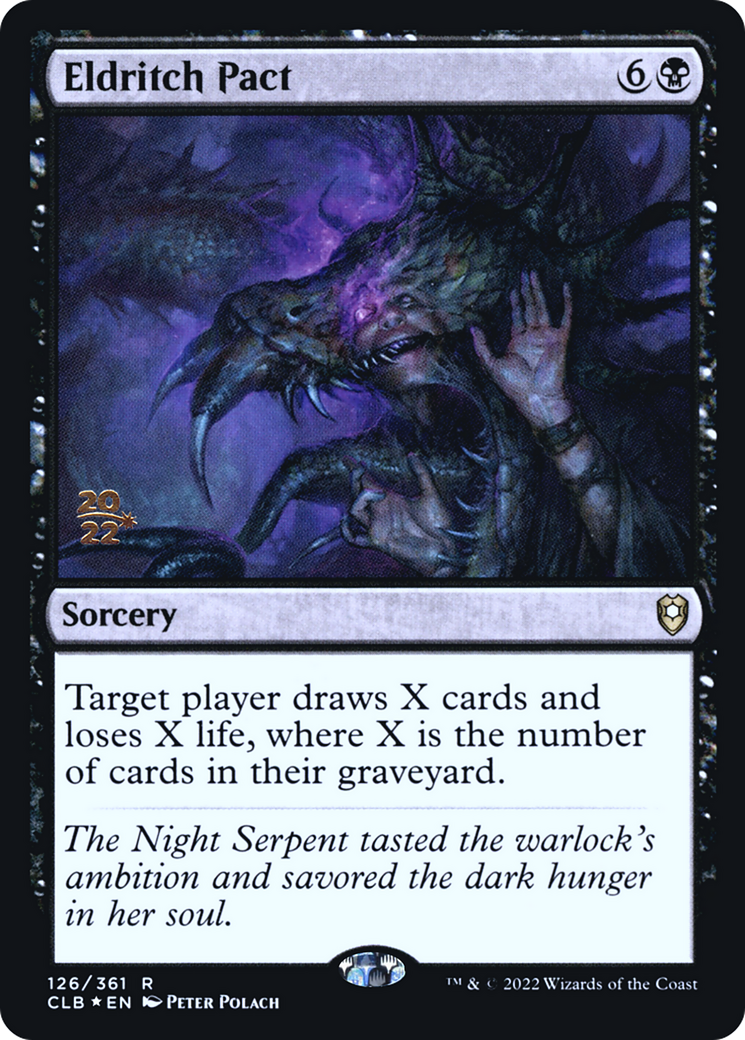 Eldritch Pact (PRE-126) - Battle for Baldur's Gate Promos Foil