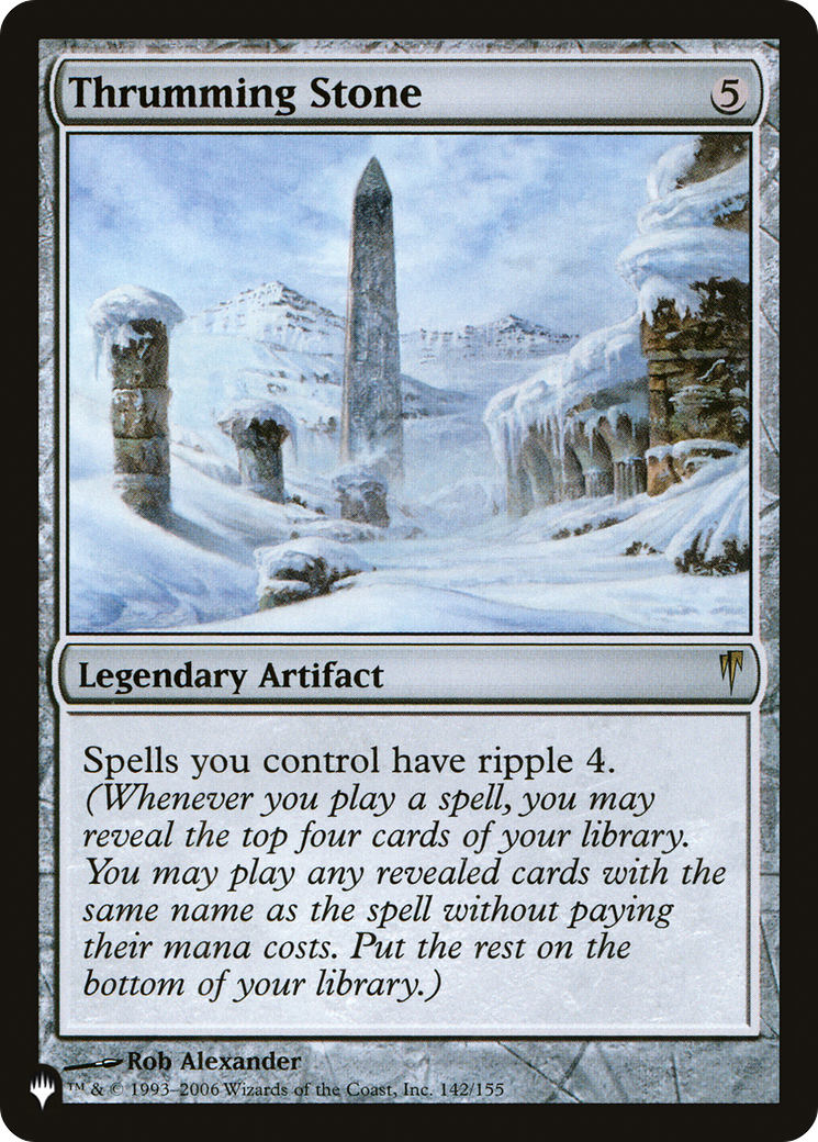 Thrumming Stone (LIST-142/155) - The List
