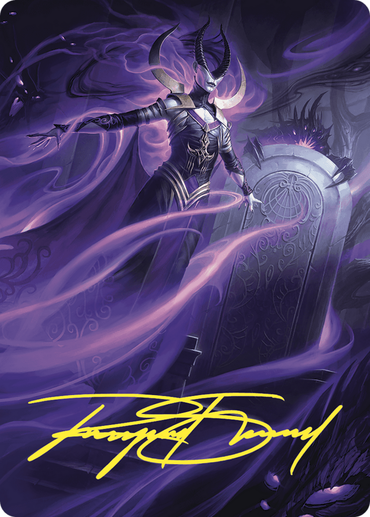 Ashiok, Wicked Manipulator // Ashiok, Wicked Manipulator (AWOE-010) - Wilds of Eldraine Art Series (Borderless) Foil