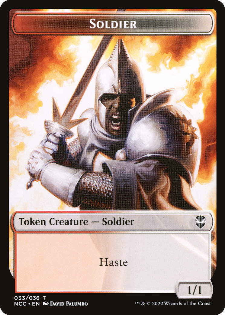 Soldier (TNCC-033) - New Capenna Commander Tokens Foil