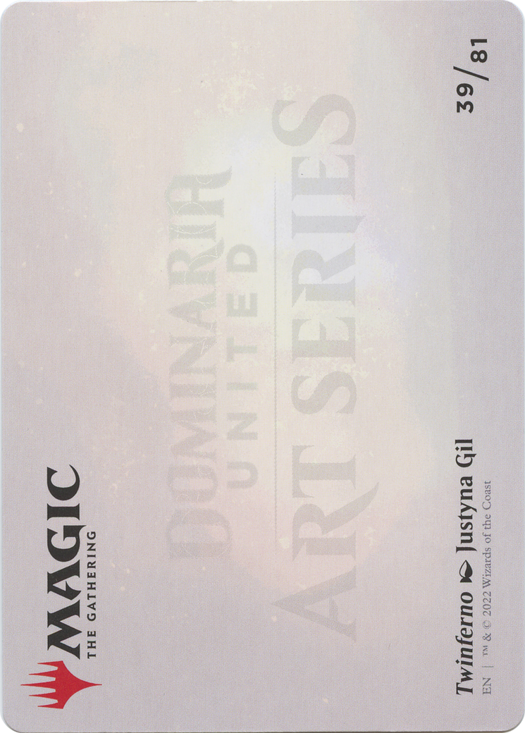 Twinferno // Twinferno (ADMU-039) - Dominaria United Art Series (Borderless)