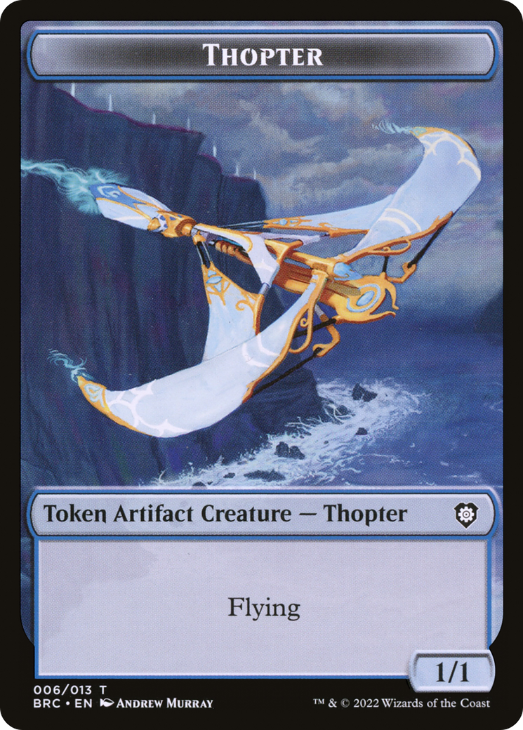 Thopter (TBRC-006) - The Brothers' War Commander Tokens Foil