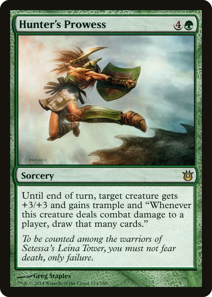 Hunter's Prowess (BNG-124) - Born of the Gods Foil