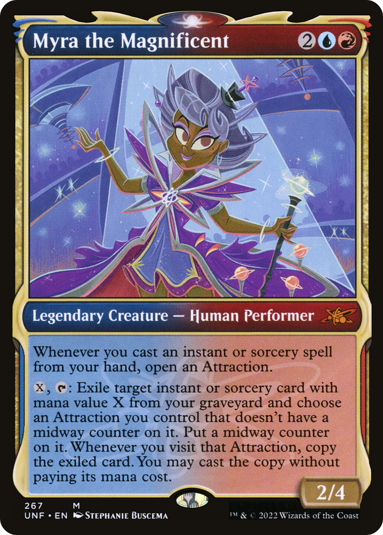 Myra the Magnificent (Showcase) (UNF-267) - Unfinity: (Showcase)