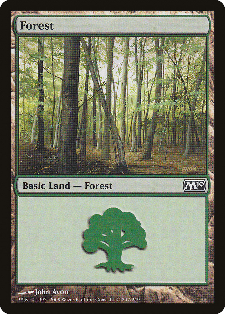 Forest (247) (M10-247) - Magic 2010 Foil