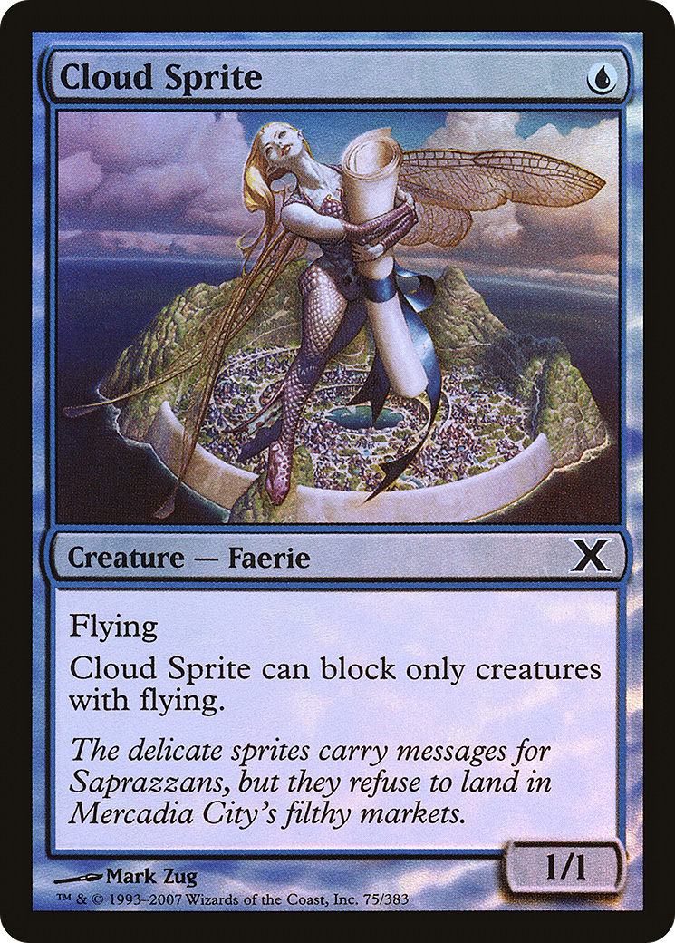 Cloud Sprite (10E-75★) - Tenth Edition Foil