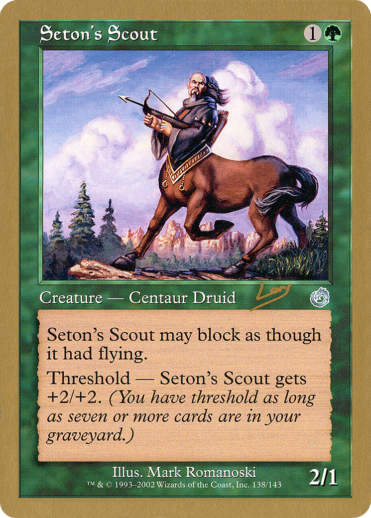 Seton's Scout - 2002 Raphael Levy (TOR) (WCD-) - World Championship Decks 2002