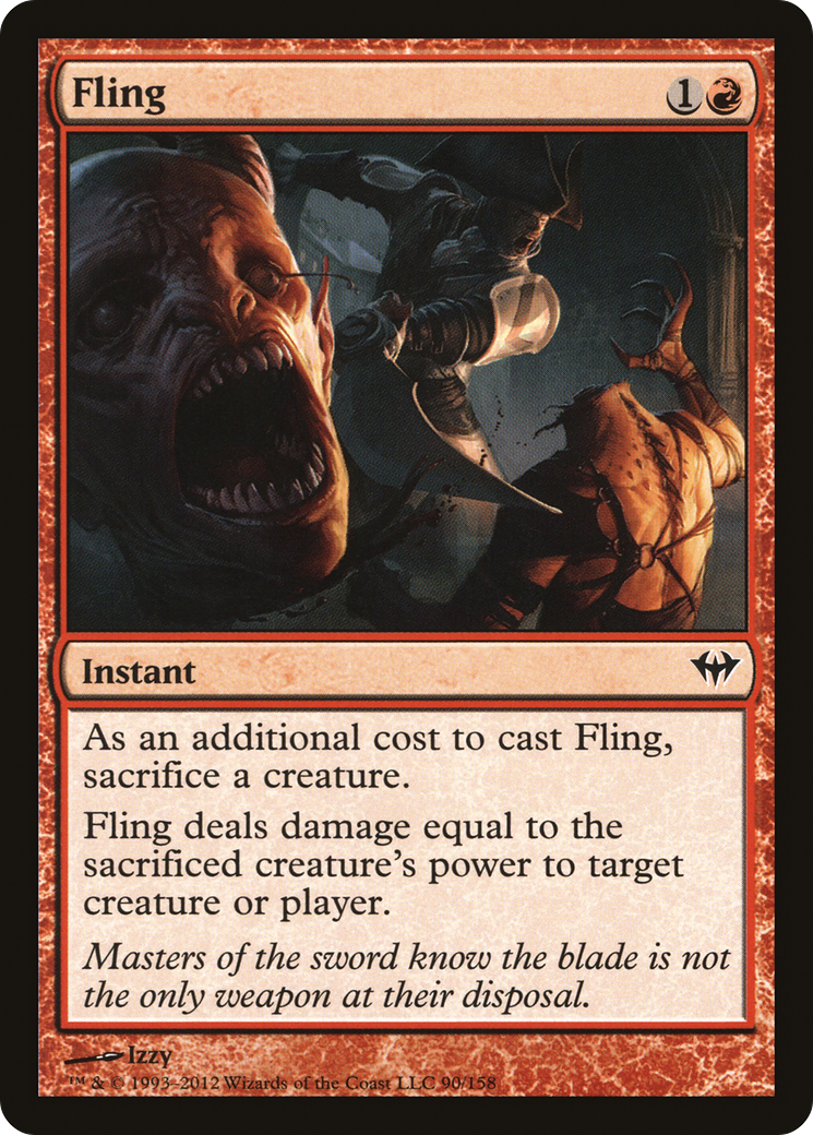 Fling (DKA-090) - Dark Ascension Foil