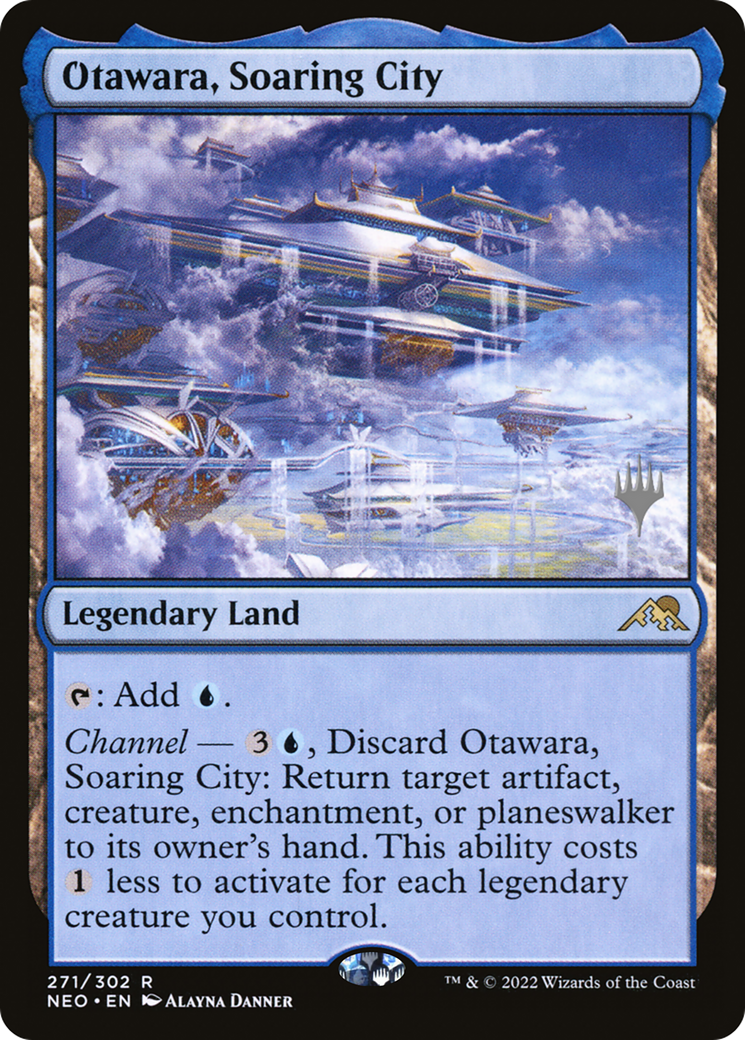 Otawara, Soaring City (PPNEO-271) - Kamigawa: Neon Dynasty Promos Foil