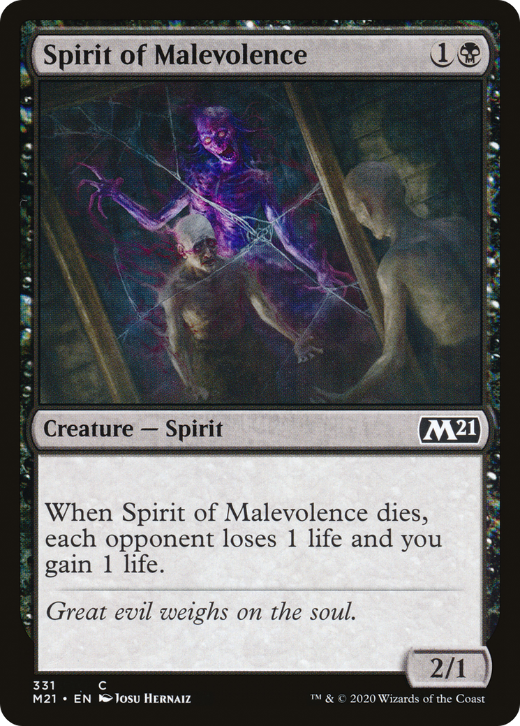Spirit of Malevolence (M21-331) - Core Set 2021