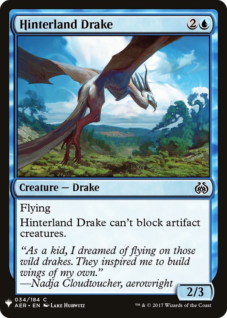 Hinterland Drake (LIST-034) - The List