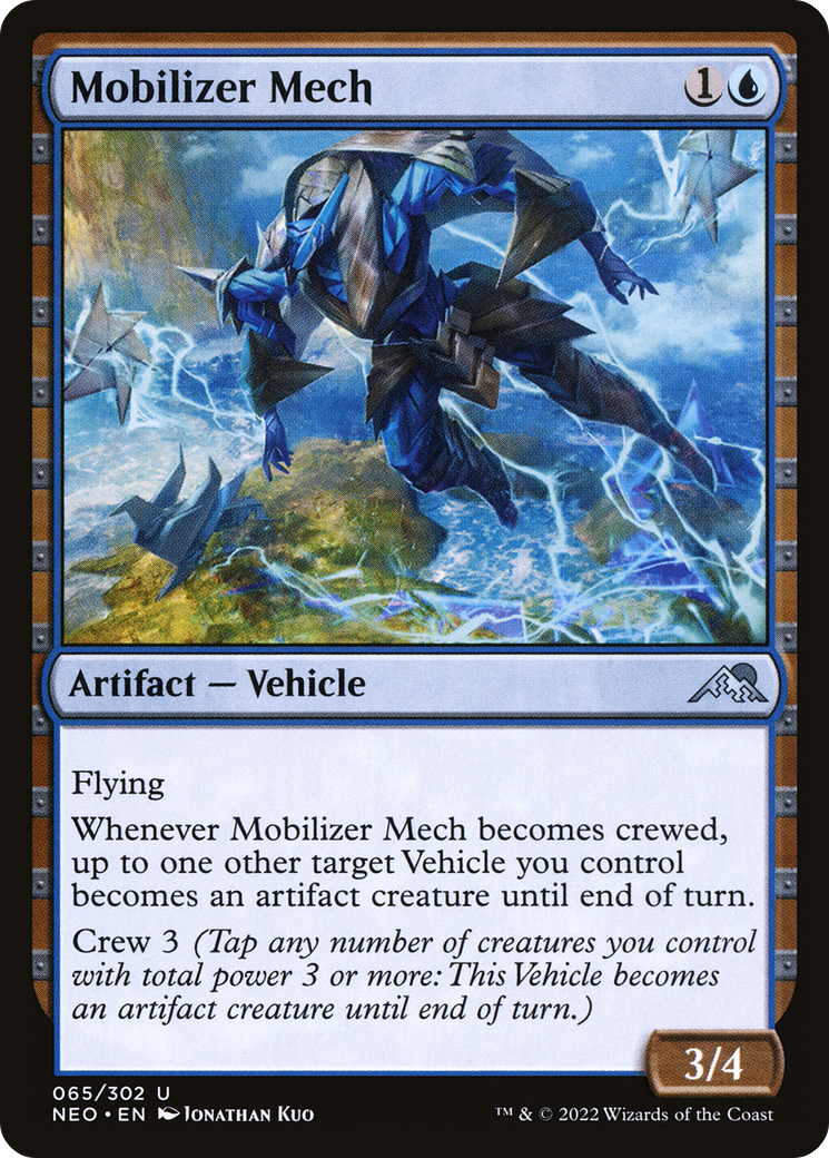 Mobilizer Mech (NEO-065) - Kamigawa: Neon Dynasty Foil