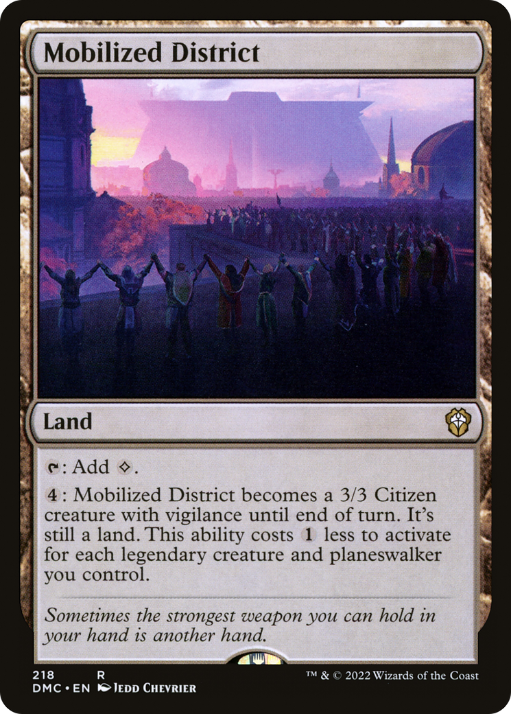 Mobilized District [Dominaria United Commander]