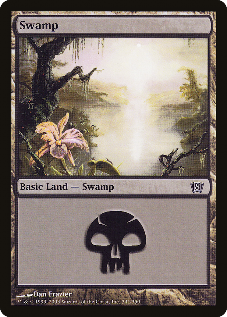 Swamp (341) (8ED-341) - 8th Edition