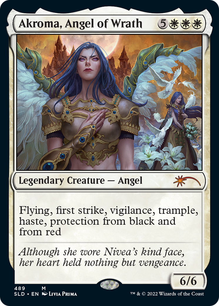 Akroma, Angel of Wrath (SLD-489) - Secret Lair Drop Foil